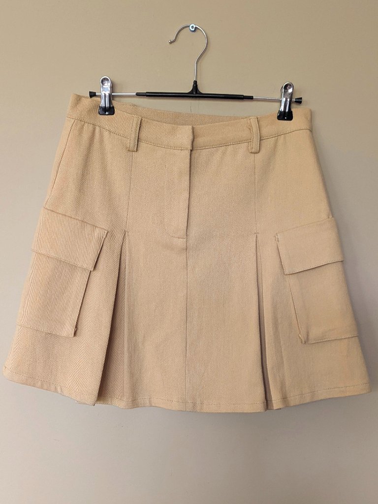 Nwt Aaron & Amber Better Together Utility Pleated Skirt